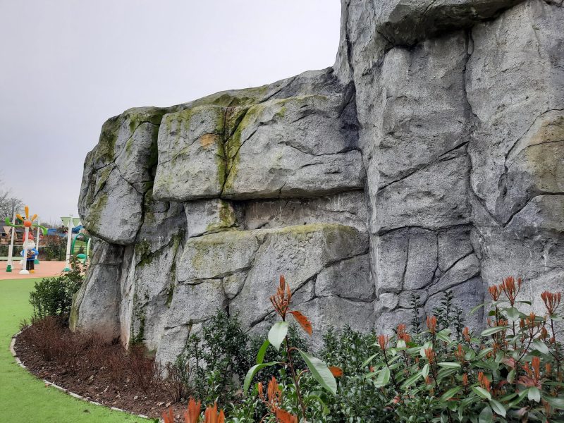 Rockwork Above Water
