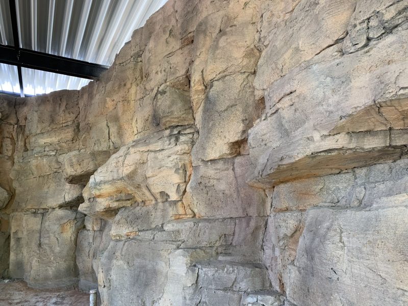 Rockwork Above Water