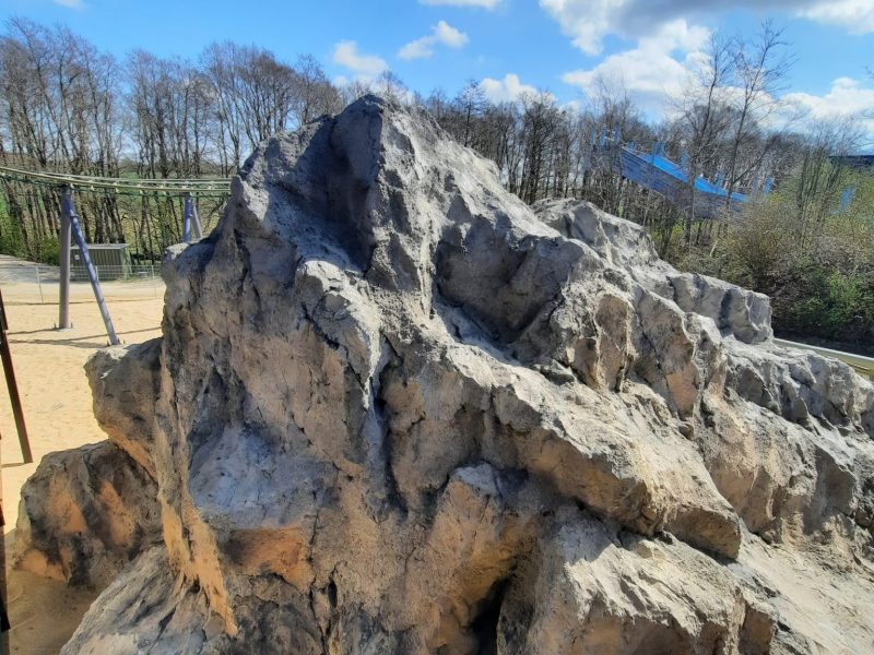 Rockwork Above Water