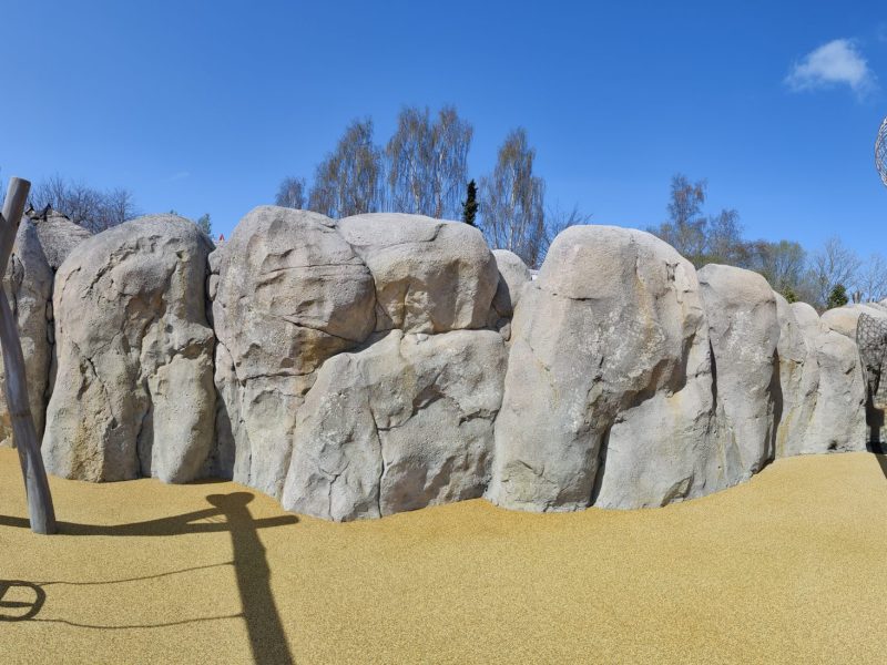 Rockwork Above Water