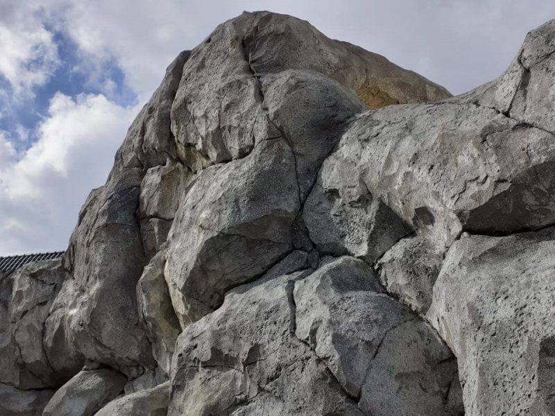Rockwork Above Water
