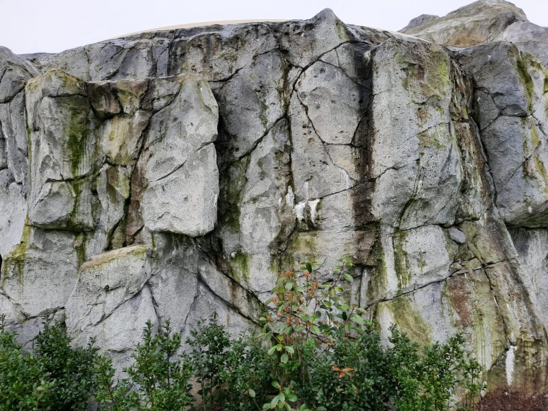 Rockwork Above Water
