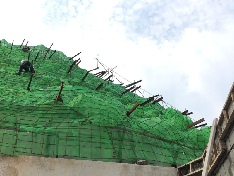 Placing mesh