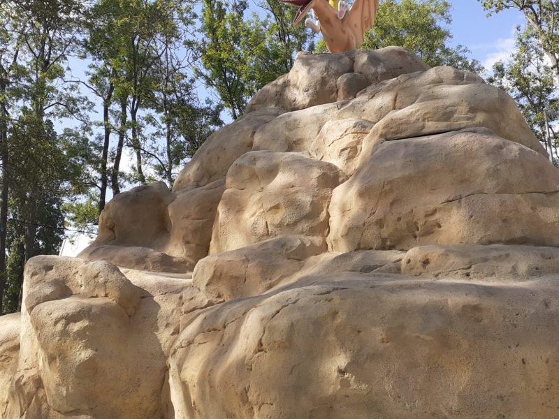 Rockwork Above Water